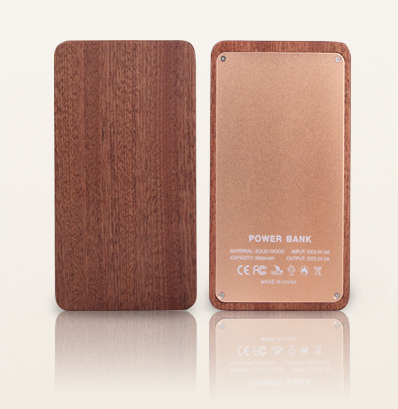 Wooden Power Bank - Portable Charger